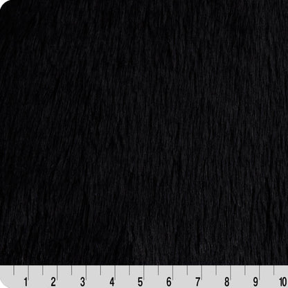 Luxe Cuddle Dreamy Black 58"/60" Fabric per yard