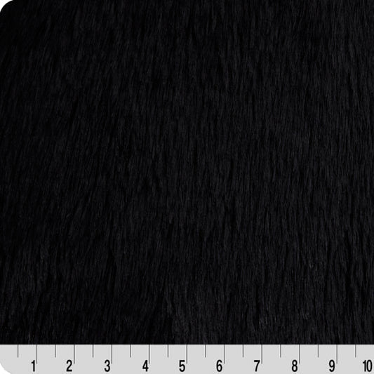 Luxe Cuddle Dreamy Black 58"/60" Fabric per yard