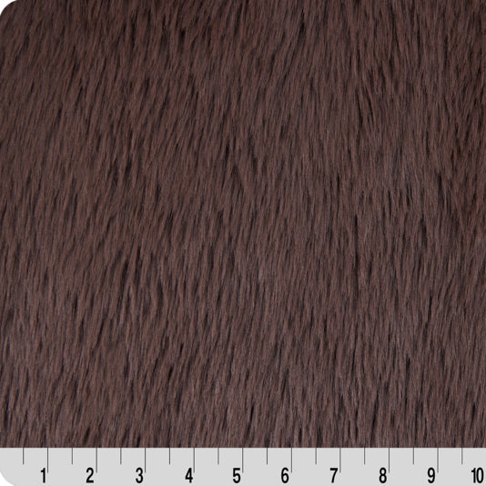 Luxe Cuddle Dreamy Brown 58"/60" Fabric per yard