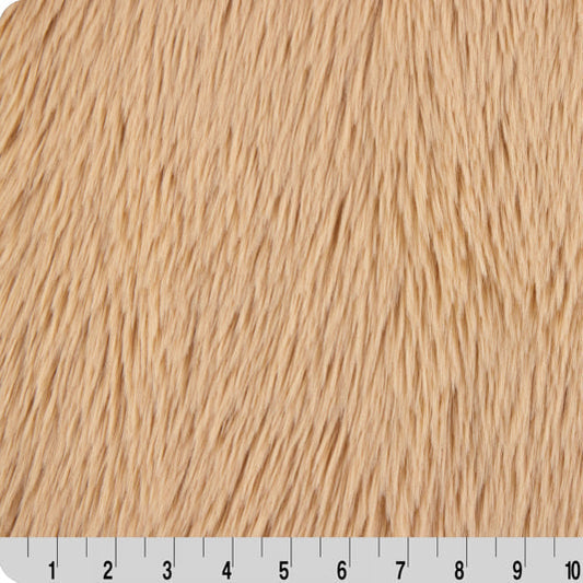 Luxe Cuddle Dreamy Camel 58"/60" Fabric per yard