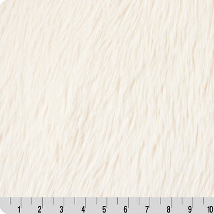 Luxe Cuddle Dreamy Ivory 58"/60" Fabric per yard