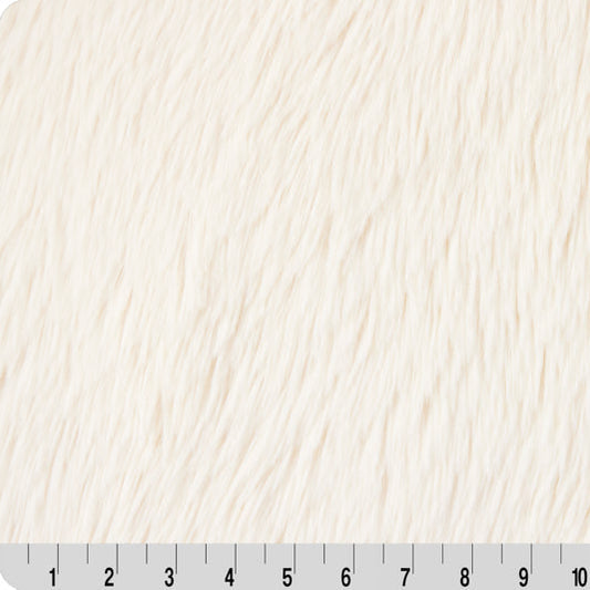 Luxe Cuddle Dreamy Ivory 58"/60" Fabric per yard