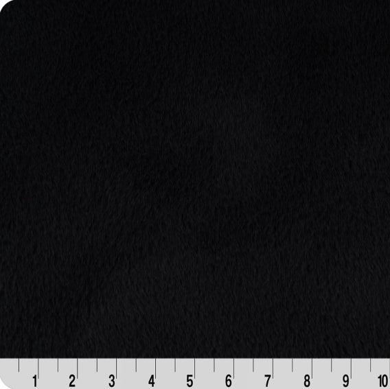 Luxe Cuddle Encore Black" 58"/60" Fabric per yard