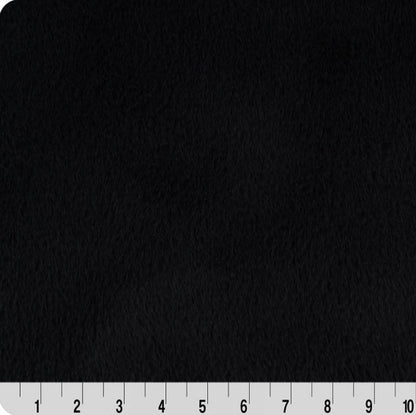 Luxe Cuddle Encore Black" 58"/60" Fabric per yard