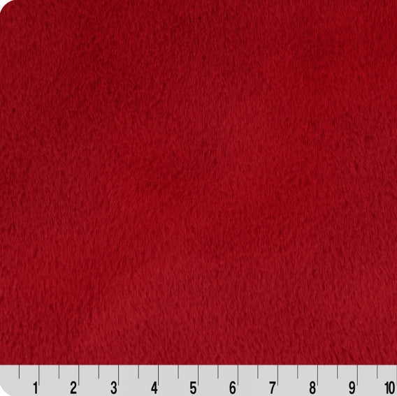 Luxe Cuddle Encore Cardinal" 58"/60" Fabric per yard