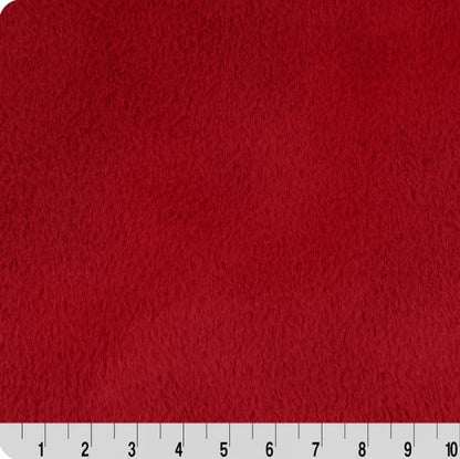 Luxe Cuddle Encore Cardinal" 58"/60" Fabric per yard
