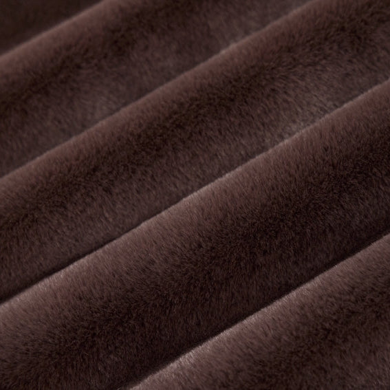 Luxe Cuddle Encore Chocolate 58"/60" Fabric per yard