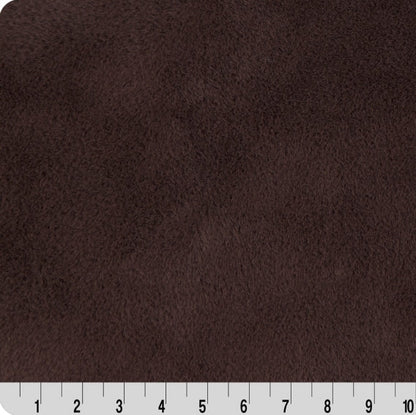 Luxe Cuddle Encore Chocolate 58"/60" Fabric per yard