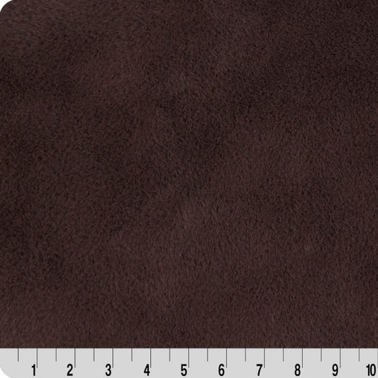 Luxe Cuddle Encore Chocolate 58"/60" Fabric per yard