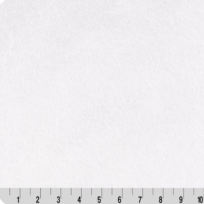 Luxe Cuddle Encore Snow 58"/60" Fabric per yard