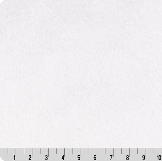 Luxe Cuddle Encore Snow 58"/60" Fabric per yard