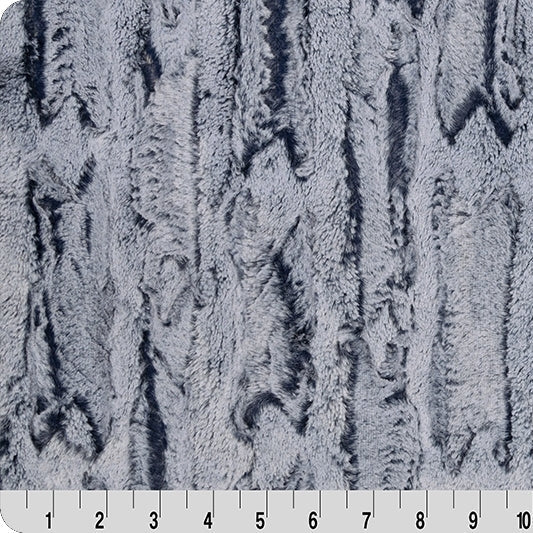 Luxe Cuddle Forest Fox Winter Sky 58" - 60" Fabric per yard