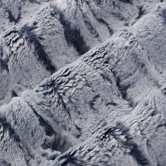 Luxe Cuddle Forest Fox Winter Sky 58" - 60" Fabric per yard