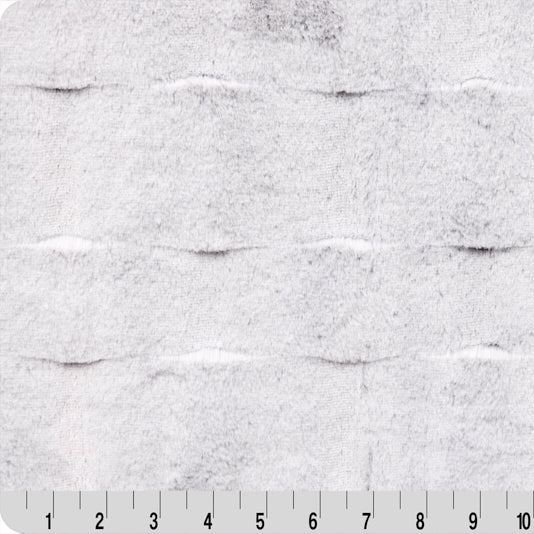 Luxe Cuddle Frost Marbella Charcoal/Cloudy 58" - 60" Fabric per yard