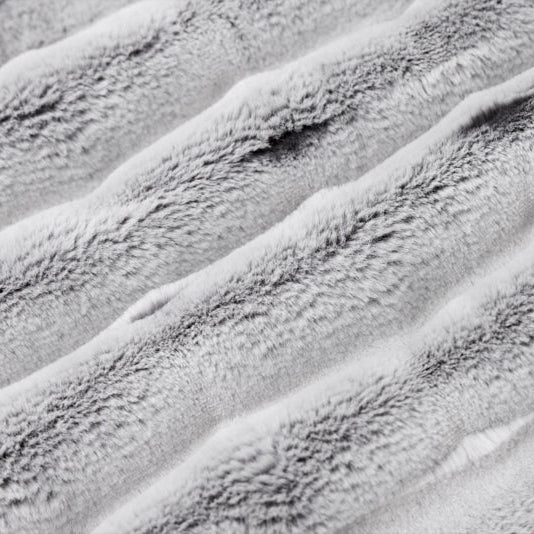 Luxe Cuddle Frost Marbella Charcoal/Cloudy 58" - 60" Fabric per yard