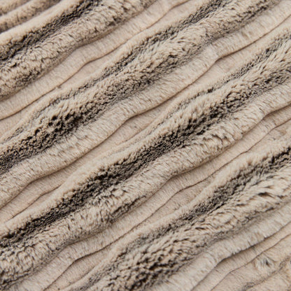 Luxe Cuddle Frosted Oceana Chocolate/Almnd 58" - 60" Fabric per yard