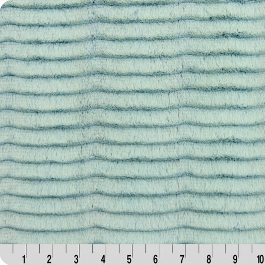 Luxe Cuddle Frosted Oceana Spruce/Ice 58" - 60" Fabric per yard