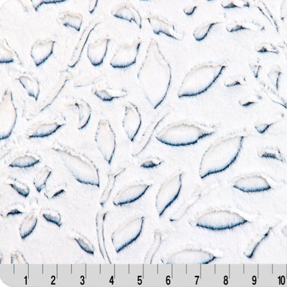 Luxe Cuddle Frosted Poppy Dark Sea 58" - 60" Fabric per yard
