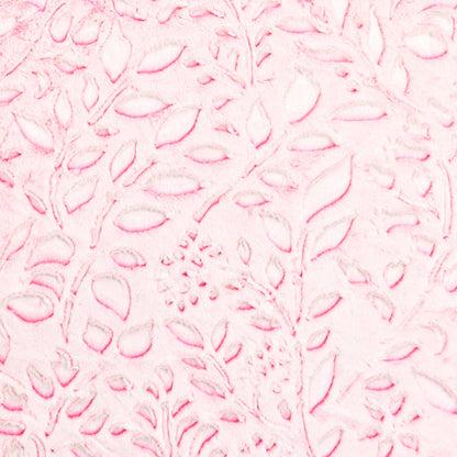 Luxe Cuddle Frosted Poppy Think Pink 58" - 60" Fabric per yard