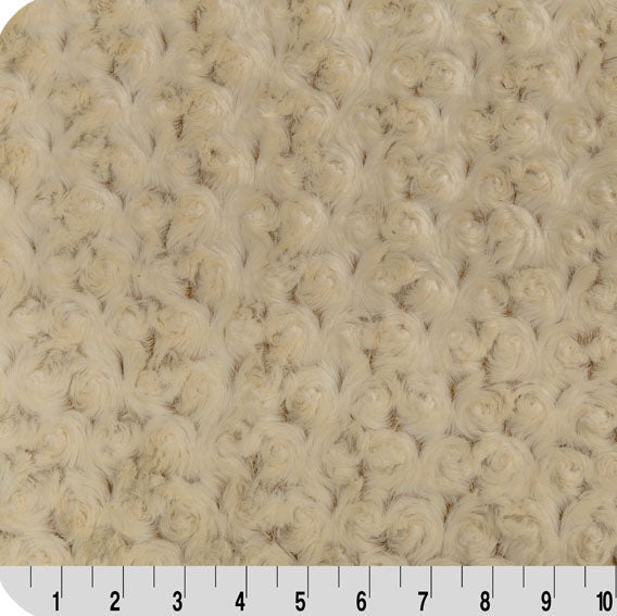 Luxe Cuddle Frosted Rose Camel/Beige 58" - 60" Fabric per yard
