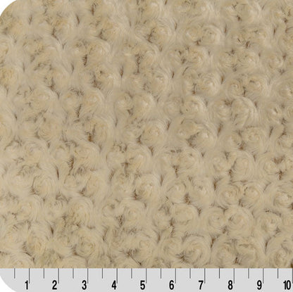 Luxe Cuddle Frosted Rose Camel/Beige 58" - 60" Fabric per yard