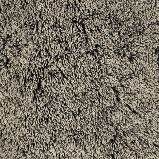 Luxe Cuddle Frosted Shaggy Black/White 58"/60" Fabric per yard