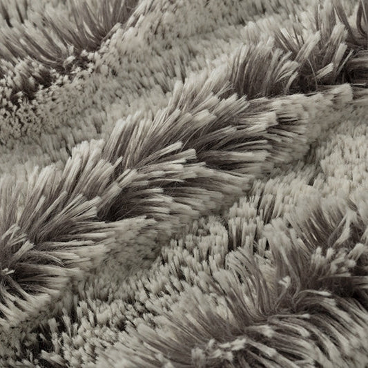 Luxe Cuddle Frosted Shaggy Graphite 58"/60" Fabric per yard