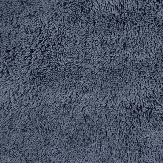 Luxe Cuddle Frosted Shaggy Navy/Bluebell 58"/60" Fabric per yard
