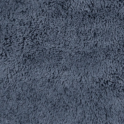 Luxe Cuddle Frosted Shaggy Navy/Bluebell 58"/60" Fabric per yard
