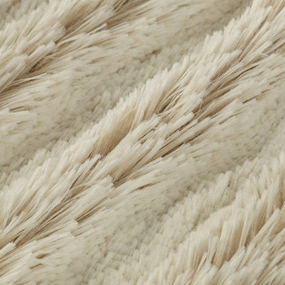 Luxe Cuddle Frosted Shaggy Sand 58"/60" Fabric per yard