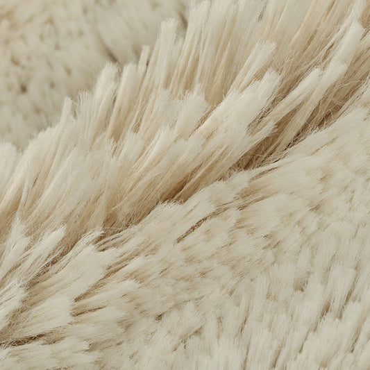 Luxe Cuddle Frosted Shaggy Sand 58"/60" Fabric per yard