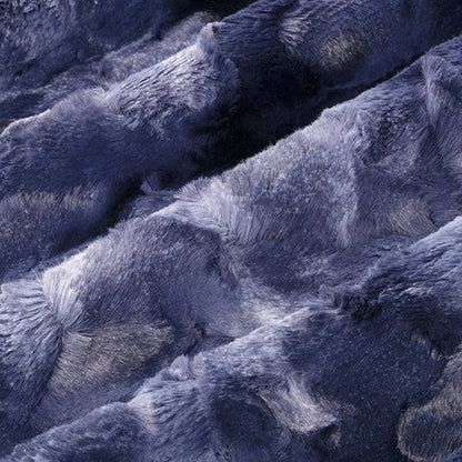 Navy Luxe Cuddle Galaxy 58"/60" Fabric per yard