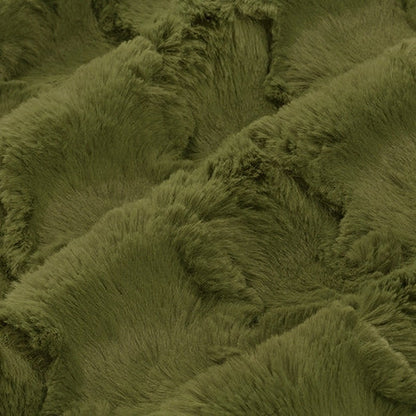 Luxe Cuddle Glacier Moss 58" - 60" Fabric per yard
