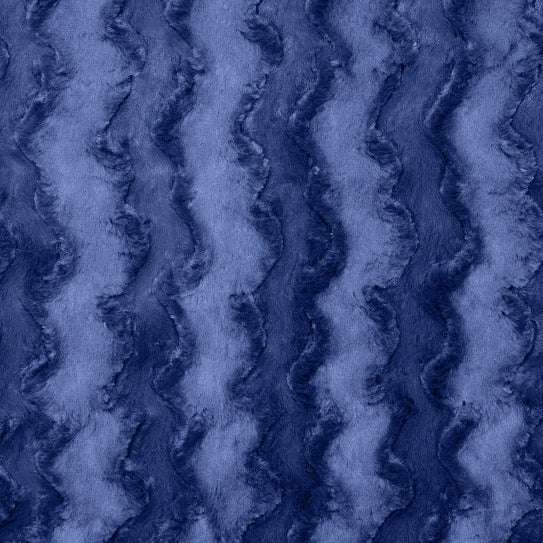 Luxe Cuddle Glacier Navy 58" - 60" Fabric per yard