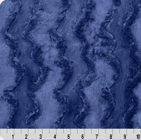 Luxe Cuddle Glacier Navy 58" - 60" Fabric per yard