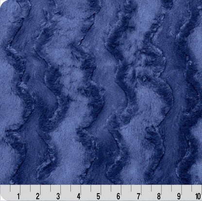 Luxe Cuddle Glacier Navy 58" - 60" Fabric per yard
