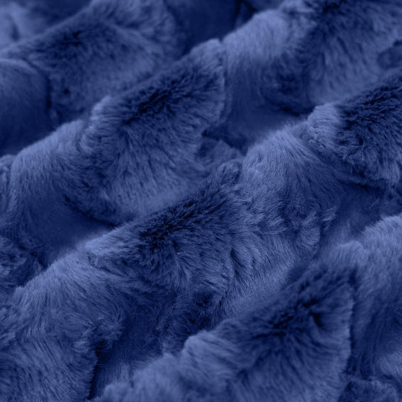 Luxe Cuddle Glacier Navy 58" - 60" Fabric per yard