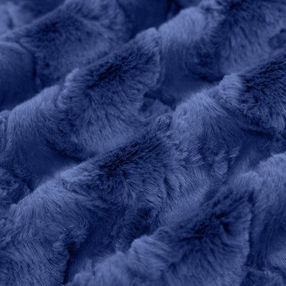 Luxe Cuddle Glacier Navy 58" - 60" Fabric per yard