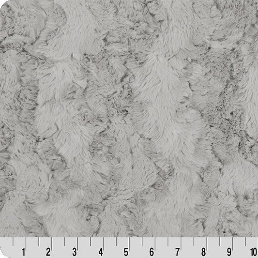 Luxe Cuddle Glacier Silver 58" - 60" Fabric per yard