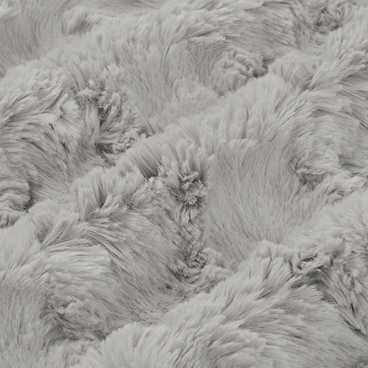 Luxe Cuddle Glacier Silver 58" - 60" Fabric per yard