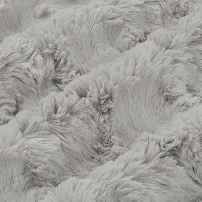 Luxe Cuddle Glacier Silver 58" - 60" Fabric per yard
