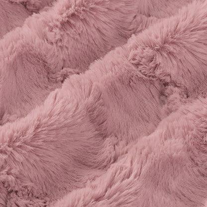 Luxe Cuddle Glacier Woodrose 58" - 60" Fabric per yard