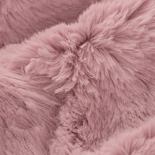 Luxe Cuddle Glacier Woodrose 58" - 60" Fabric per yard