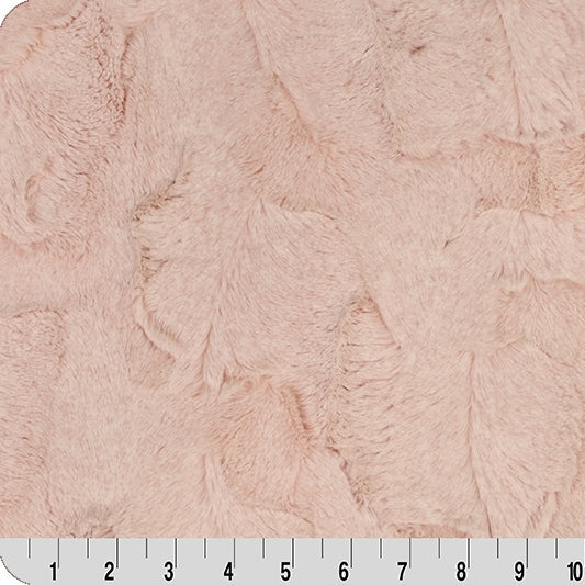 Luxe Cuddle Heather Rosewater 58" - 60" Fabric per yard