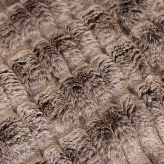 Luxe Cuddle Iced Vienna Chocolate 58" - 60" Fabric per yard