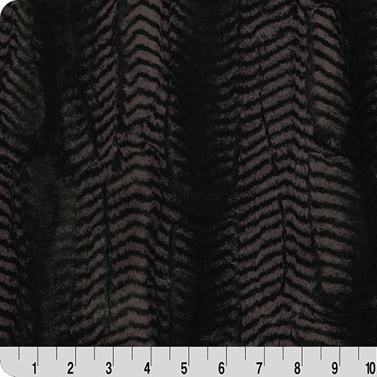 Black Luxe Cuddle Mamba 58"/60" Fabric per yard