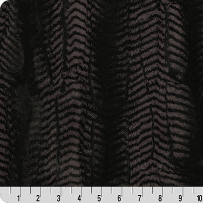 Black Luxe Cuddle Mamba 58"/60" Fabric per yard
