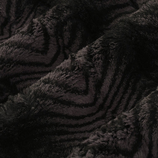Black Luxe Cuddle Mamba 58"/60" Fabric per yard