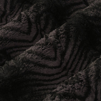 Black Luxe Cuddle Mamba 58"/60" Fabric per yard
