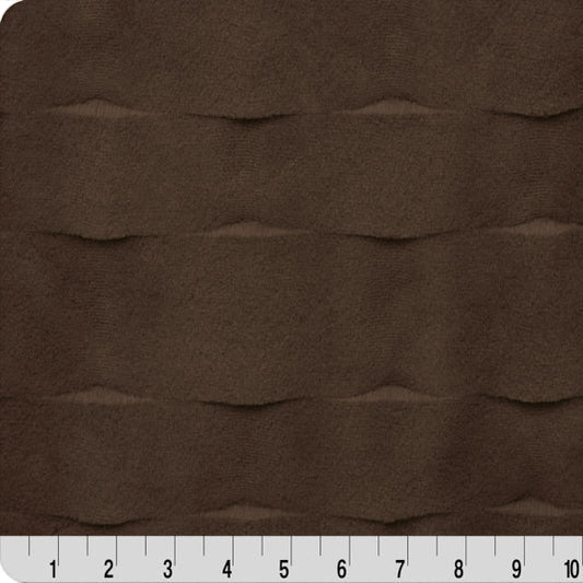 Luxe Cuddle Marbella Truffle 58" - 60" Fabric per yard